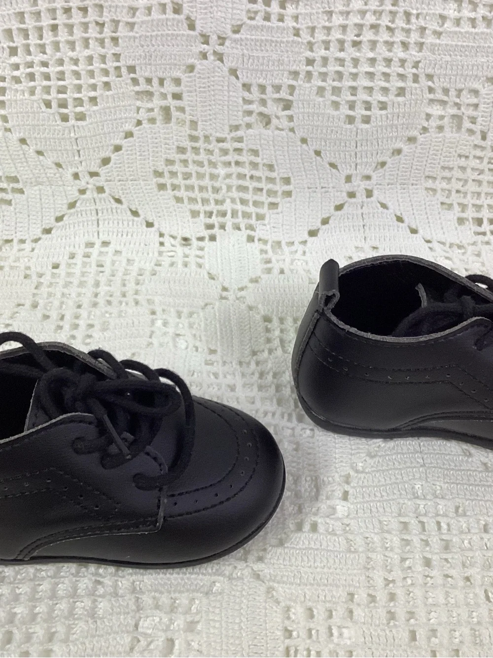 Leather Black Classic High Top Wedding Loafers Toddler